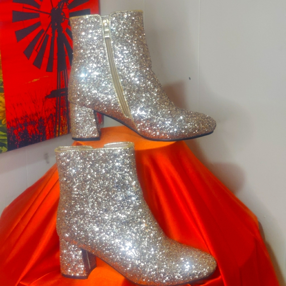 Gold Booties